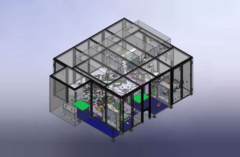 顯示模組柔性正反前段半成品組裝機